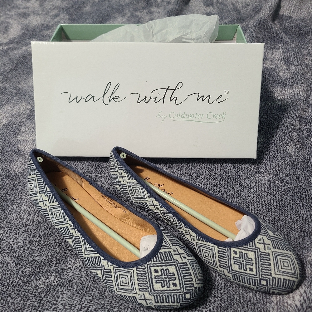 NIB Coldwater Creek Walk With Me Cortez Flats 6.5W